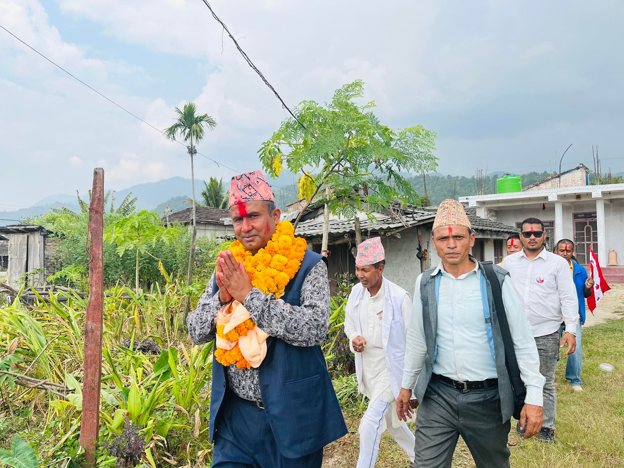 कमलाखोँच क्षेत्रको हरेक समस्या समाधानको लागि मेरो उम्मेदवारी : भट्टराई