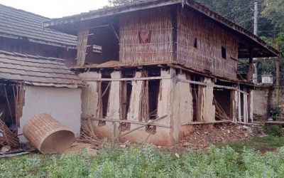 जंगली हात्तीले रानिवासको ४ घरमा आक्रमण गर्दा २ लाख बराबरको क्षति