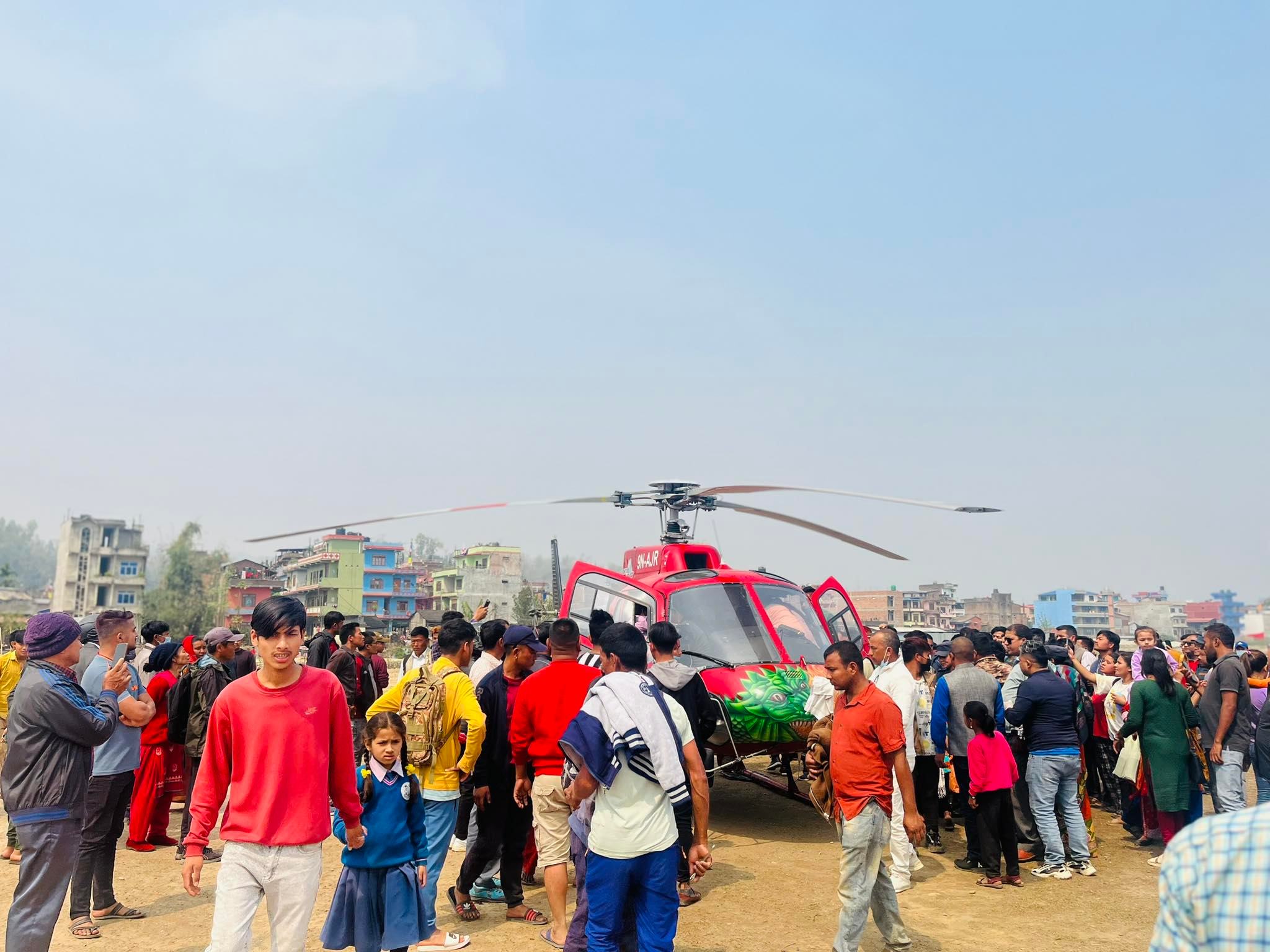 दुर्घटनामा एक जना गम्भिर घाइते, हेलिकप्टर मार्फत काठमान्डौँ लगियो