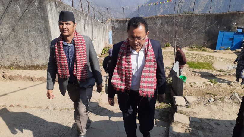 मन्त्रि श्रेष्ठद्वारा रसुवामा प्रबिधियुक्त प्रहरी चौकी निर्माणका लागि पहल गर्ने प्रतिबद्धता