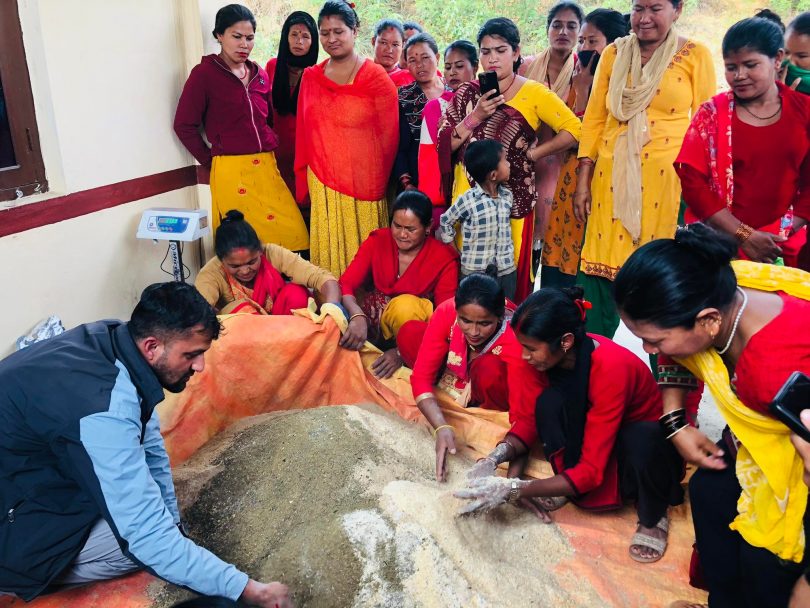 मरिण गाउँपालिकाको सात वटै वडाहरुमा पौष्टिक दाना उत्पादन सम्बन्धि तालिम