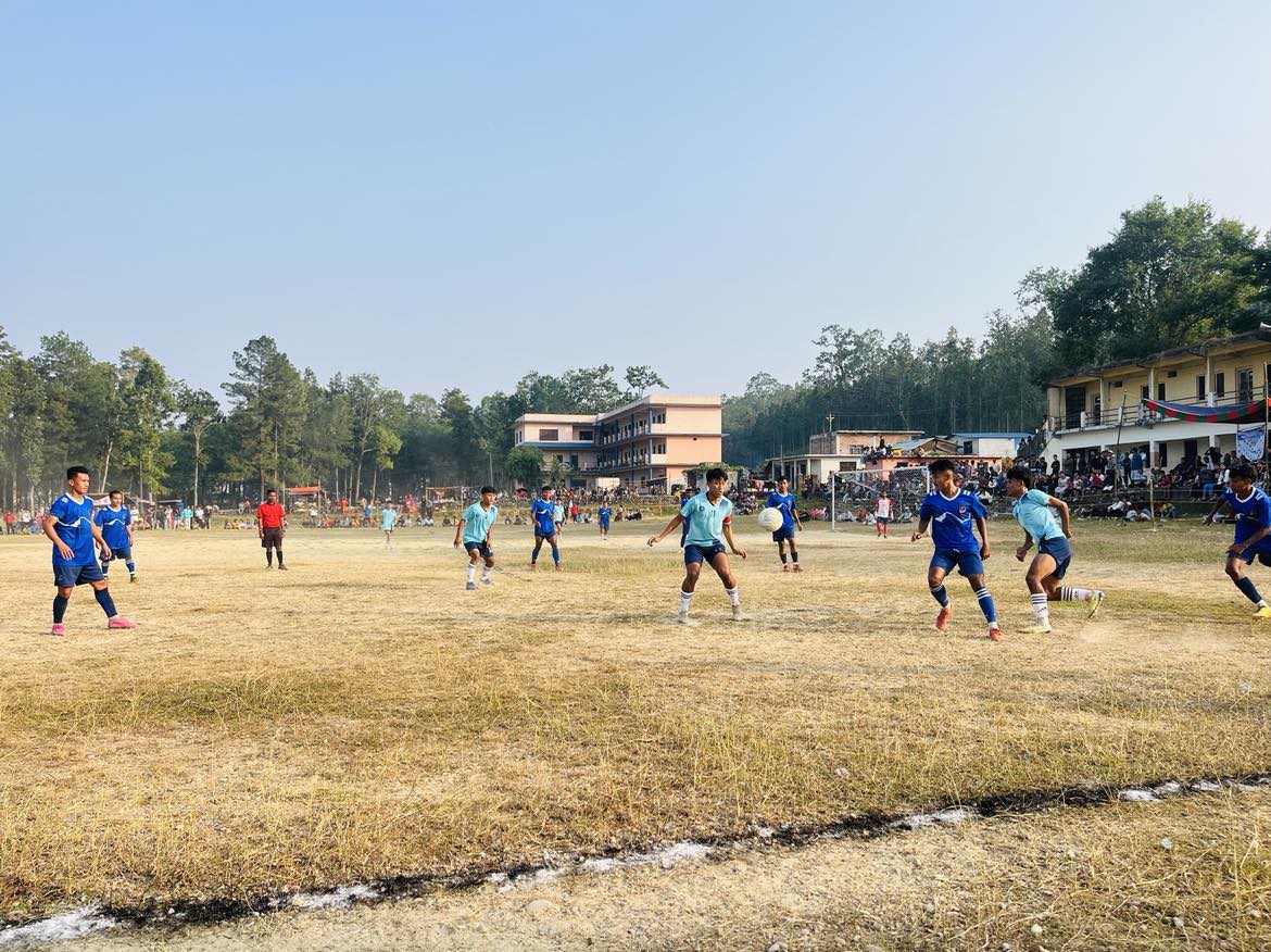 आजाद स्मृति चौथो फुटबल प्रतियोगिताको फाइनलमा ब्याङखाडी र प्रहरी तालिम केन्द्र भिड्दै