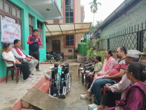अपाङ्गता भएका व्यक्तिहरुका लागि सहायक सामाग्री वितरण