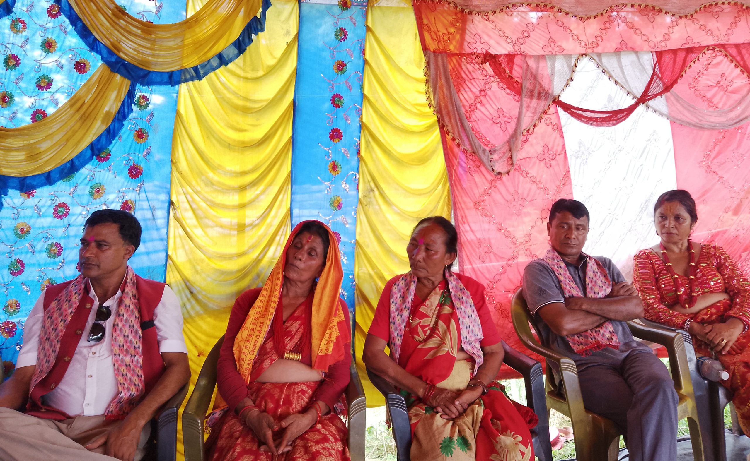 कमलामाई नगरपालिका ४ मा सार्वजनिक संगीतमय श्रीमद्भागवत सप्ताह ज्ञान महायज्ञ सुरू