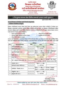 सिन्धुलीको फिक्कल गाउँपालिकामा एकीकृत घुम्ती स्वास्थ्य शिविर संचालन हुने