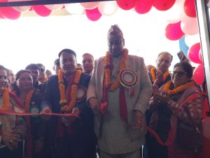 जिल्ला अस्पतालको नव निर्मित भवन उद्घाटन