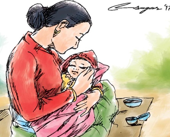 घ्याङलेखमा तातो पानीले पोल्दा ८ महिनाका शिशु घाईत