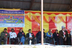 ख्रीष्टमस नजिकिएसँंगै शुभकामना आदन प्रदान कार्यक्रम