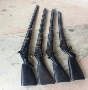 फिक्कलमा चार नाल बेवारिसे भरुवा बन्दुक फेला