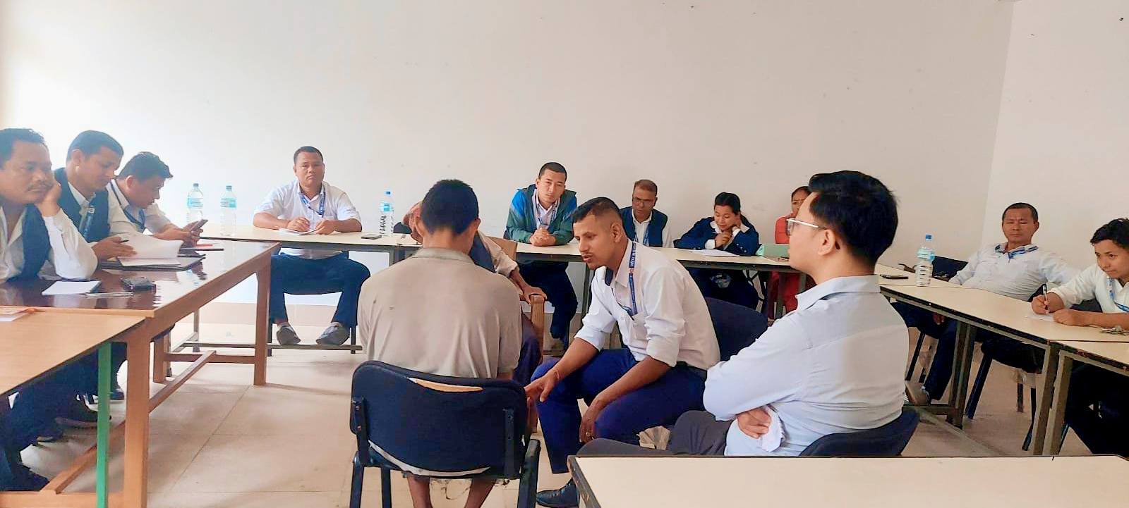 मरिणमा स्वास्थ्यकर्मीलाई मानसिक स्वास्थ्यसम्बन्धी पुनर्ताजगी तालिम