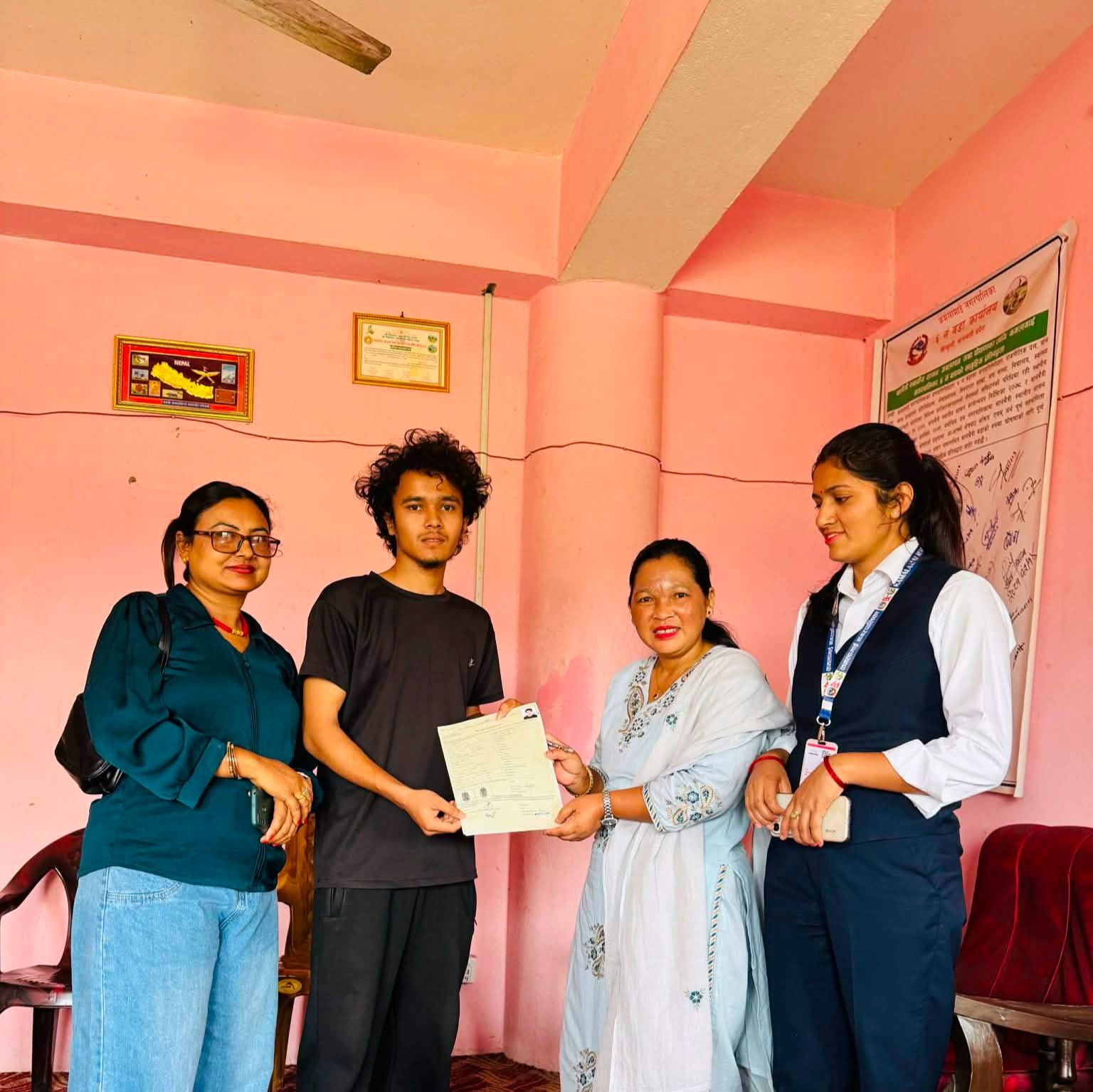 कमलामाईमा अनलाइन नागरिकता सिफारिस प्रणाली (सिसिएमआईएस) सुरु