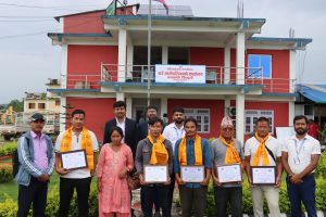 हरिहरपुरगढीले गर्याे ४ जना कृषक र १ उत्कृष्ट कृषक समूहलाई सम्मान