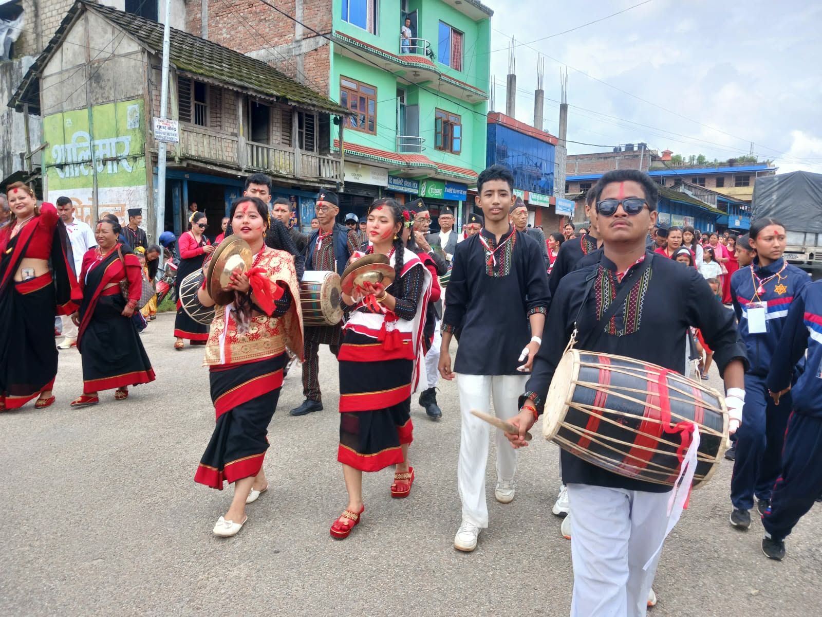 नेवार समुदायद्वारा सिन्धुलीमा लाखे प्रदर्शन, संकलित रकम रसुवाका पीडितलाई