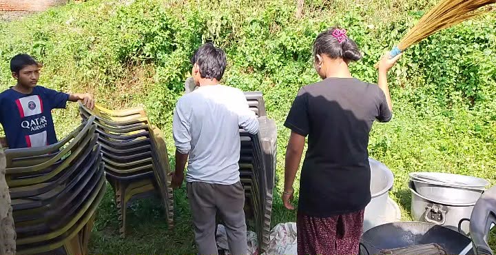 देउराली युवा क्लबद्वारा सरसफाई कार्यक्रम