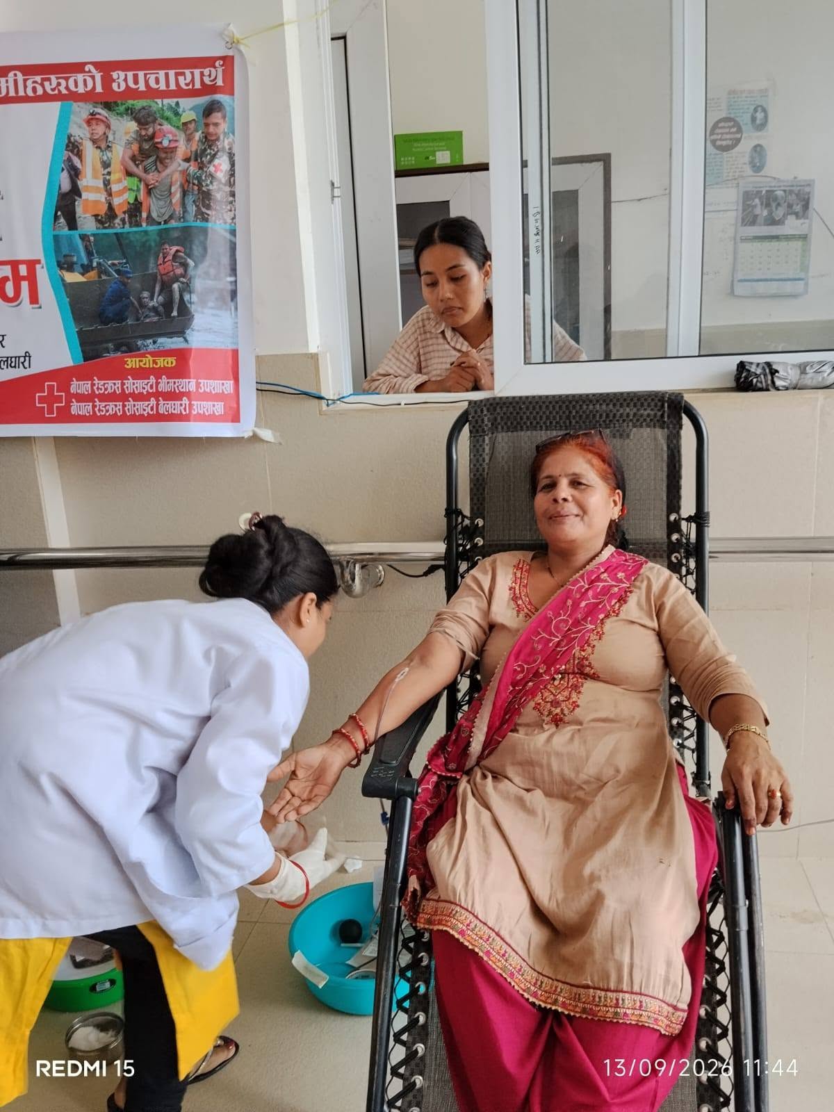 तीनपाटनको बेलघारीमा पहिलोपटक रक्तदान कार्यक्रम, ३० जनाले गरे रक्तदान