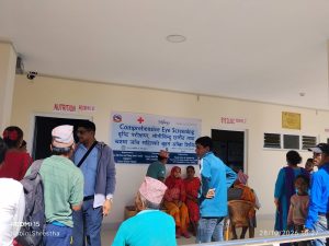 तीनपाटनमा ११७ जनाको आँखा जाँच, १३ जना छनोट